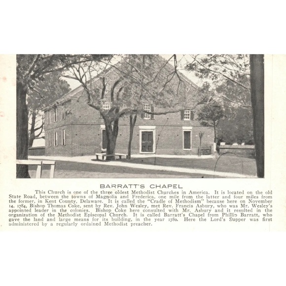 Barratt's Chapel - Delaware Postcard - Picture 3 of 6